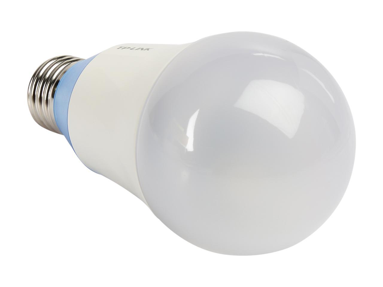 TP-LINK LB120 Smart Wi-Fi LED Bulb (A19 Bulb, E26 Fitting, 800 lm 60W, 2700K - 6500K) with Dimmable Light, Compatible with Google Home and Amazon Echo Alexa