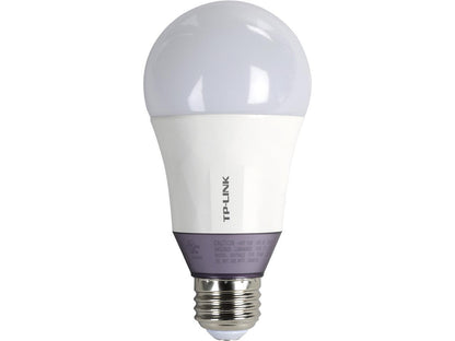 TP-LINK Kasa Smart Wi-Fi LED Bulb LB130 (A19 Bulb, E26 Fitting, 800 Lumens 60W, 2500K-9000K) Color Changing, Dimmable Light, and Compatible with Google Home and Amazon Echo Alexa