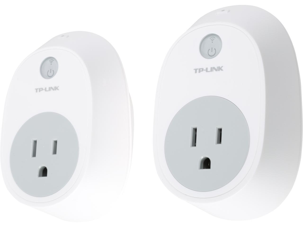 TP-LINK HS100KIT Smart Plug, Wi-Fi Enabled, Control Your Electronics from Anywhere, Energy Saving, Compatible with Google Home and Amazon Echo Alexa (2-Pack)