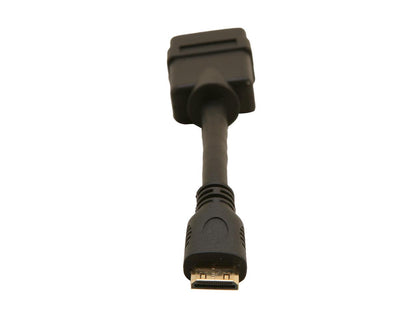 StarTech.com HDACFM5IN 5 in. Black Connector A: 1 - HDMI (19 pin) FemaleConnector B: 1 - Mini HDMI (19 pin) Male 5in High Speed HDMI Cable - HDMI to HDMI Mini- F/M