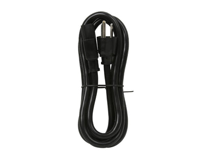 C2G 25545 16 AWG Universal Power Cord (NEMA 5-15P to IEC320C13) TAA Compliant, Black (6 Feet, 1.82 Meters)