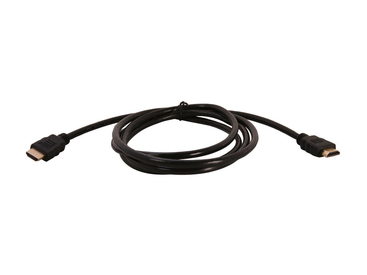 C2G 40304 High Speed 4K UHD HDMI Cable with Ethernet for TVs, Laptops, and Chromebooks, Black (6.6 Feet, 2 Meters)