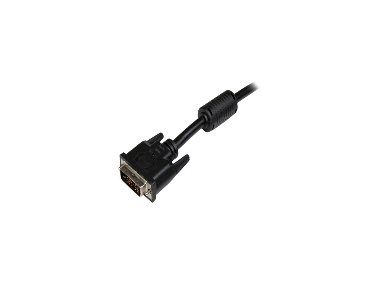 StarTech DVIDSMM10 10 ft. DVI-D Single Link Cable - Male to Male DVI-D Digital Video Monitor Cable - DVI-D M/M - Black 10 Feet - 1920 x 1200