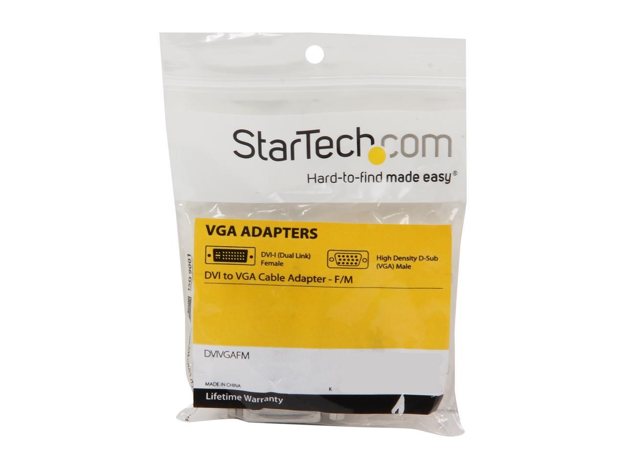 StarTech.com DVIVGAFM No DVI to VGA Cable Adapter - F/M