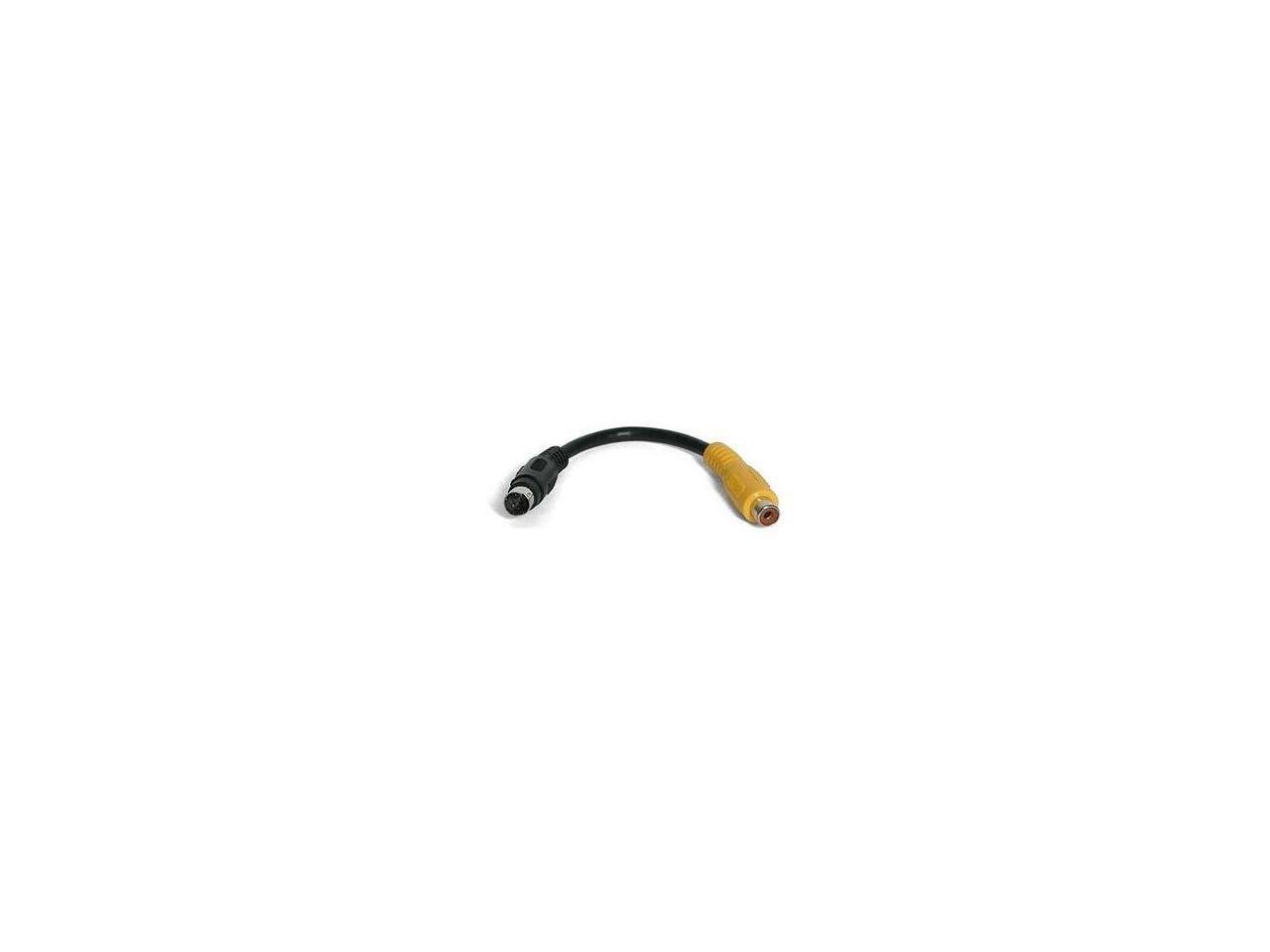 StarTech.com Model SVID2COMP 0.5 ft. S-Video to Composite Video Adapter Cable Female to Male