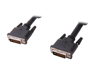 StarTech.com DVIIDMM10 Black Male to Male DVI-I Dual Link Digital Analog Monitor Cable