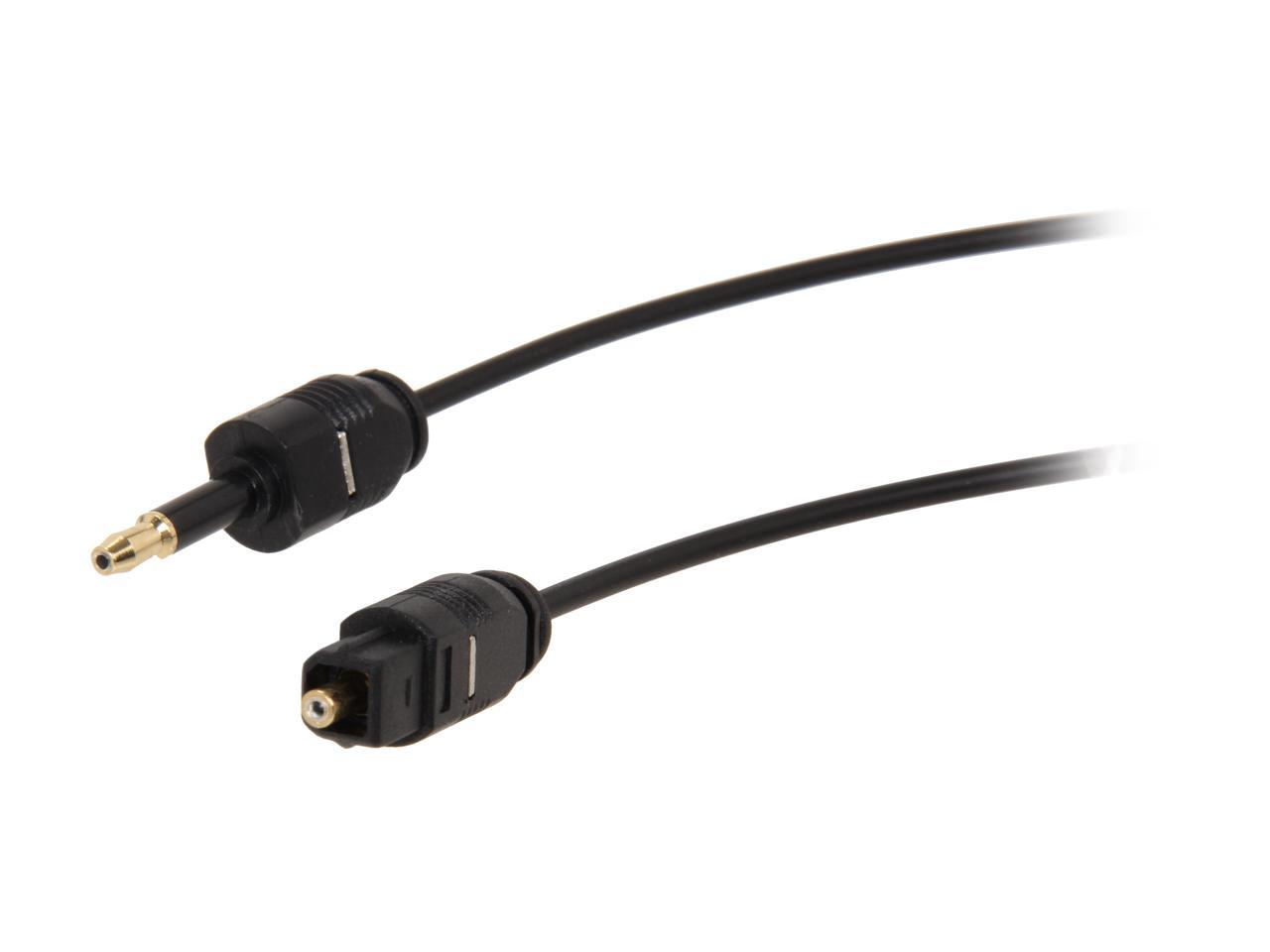 StarTech.com Model THINTOSMIN6 6 ft. Toslink to Mini Digital Optical SPDIF Audio Cable Male to Male