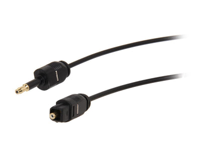 StarTech.com Model THINTOSMIN6 6 ft. Toslink to Mini Digital Optical SPDIF Audio Cable Male to Male