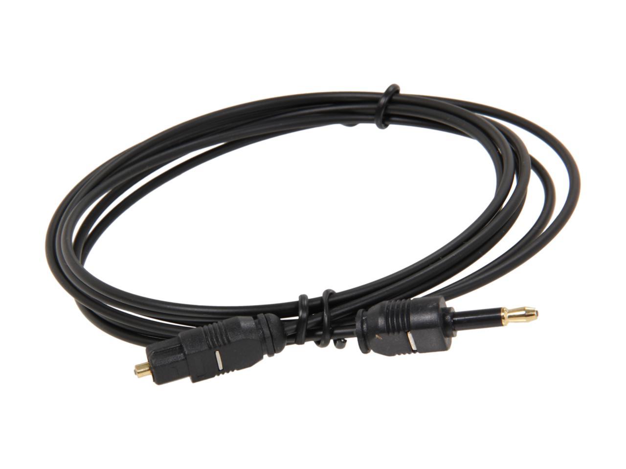 StarTech.com Model THINTOSMIN6 6 ft. Toslink to Mini Digital Optical SPDIF Audio Cable Male to Male