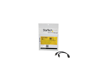 StarTech.com MUYHSFMM 3.5mm 4 Position to 2x 3 Position 3.5mm Headset Splitter Adapter - F/M - 3.5mm headset Adapter Cable