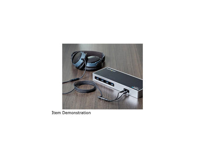 StarTech.com MUYHSFMM 3.5mm 4 Position to 2x 3 Position 3.5mm Headset Splitter Adapter - F/M - 3.5mm headset Adapter Cable
