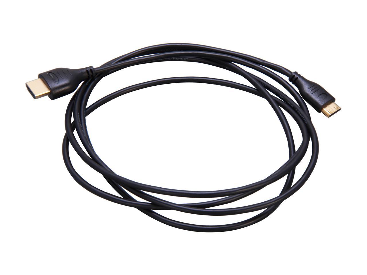 StarTech.com HDMIACMM6S 6 ft. Slim High Speed HDMI to Mini HDMI Cable with Ethernet