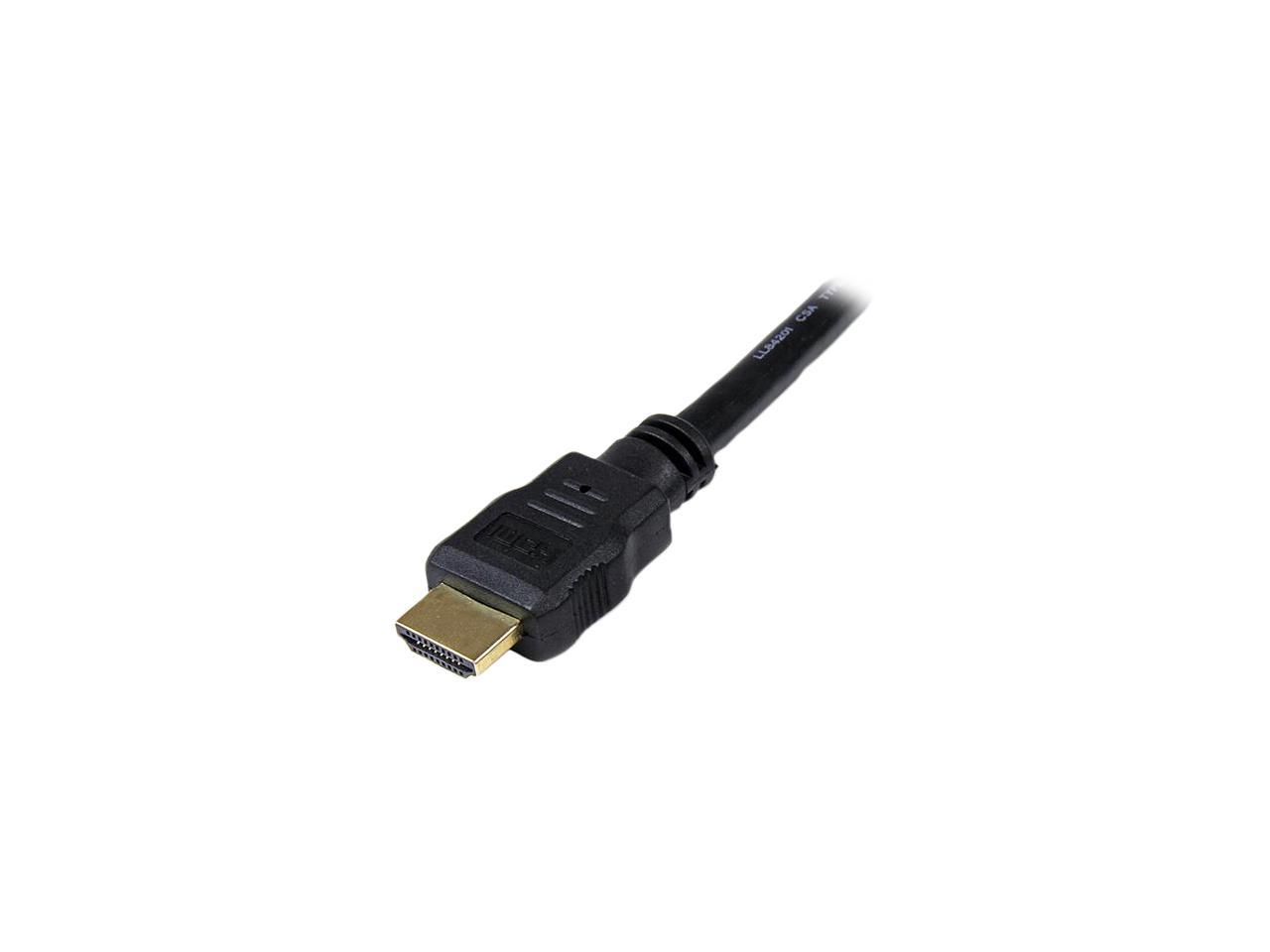 StarTech 8ft High Speed HDMI® Cable HDMM8 - Ultra HD 4k x 2k HDMI Cable - HDMI to HDMI M/M- 8ft HDMI 1.4 Cable - Audio/Video Gold-Plated