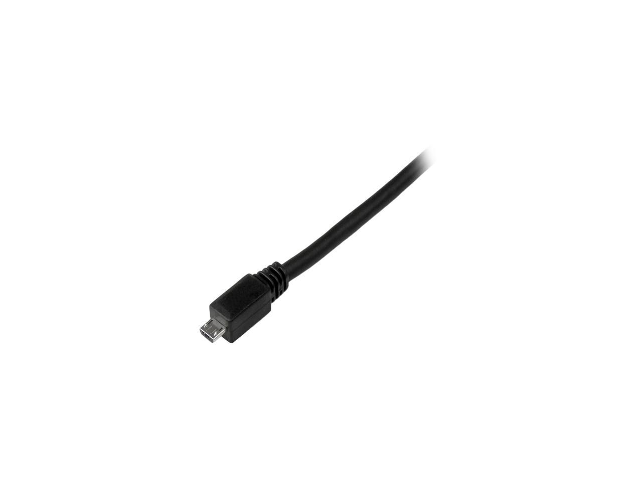 StarTech.com MHDPMM3M 9.8 ft. Black Connector A: 1 - HDMI (19 pin) MaleConnector B: 1 - USB Micro-B (5 pin) Male Passive Micro USB to HDMI MHL Cable Male to Male