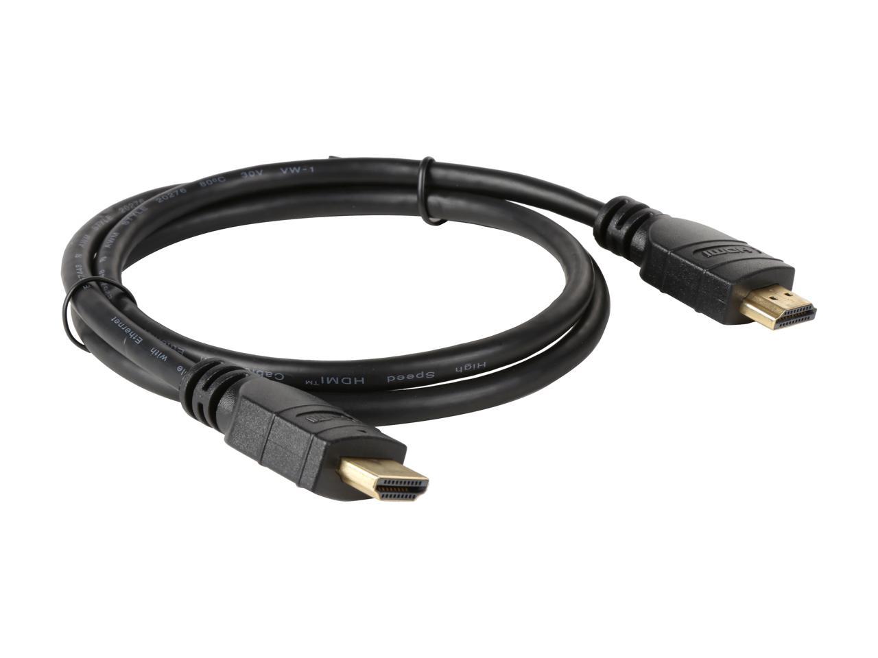Tripp Lite High Speed HDMI Cable, Ultra HD 4K x 2K, Digital Video with Audio (M/M), Black, 3-ft. (P568-003)