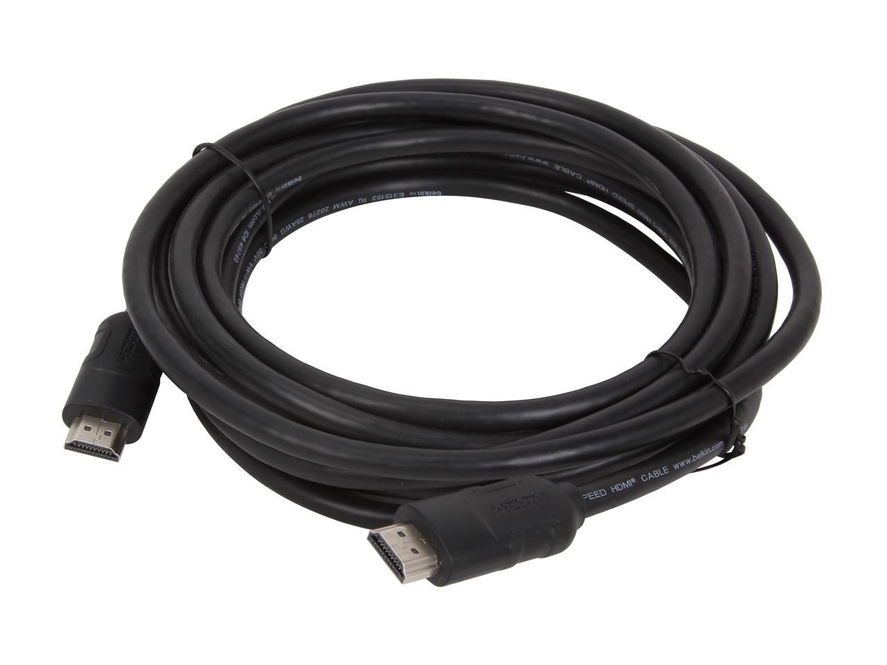 Belkin HDMI to HDMI Cable, HDMI 2.0 / 4K Compatible, Male to Male, 15 feet (F8V3311b15)
