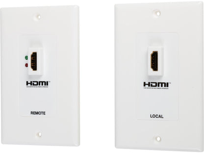 Tripp Lite HDMI over Dual Cat5 / Cat6 Extender Wall Plate Kit, Transmitter & Receiver, 1080P (P167-000)