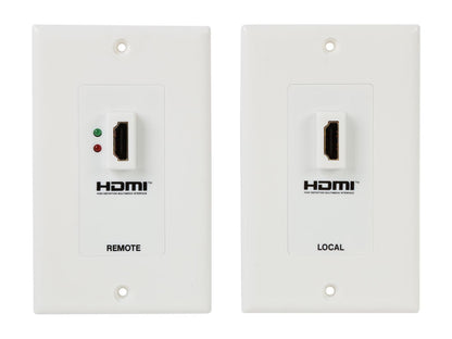 Tripp Lite HDMI over Dual Cat5 / Cat6 Extender Wall Plate Kit, Transmitter & Receiver, 1080P (P167-000)