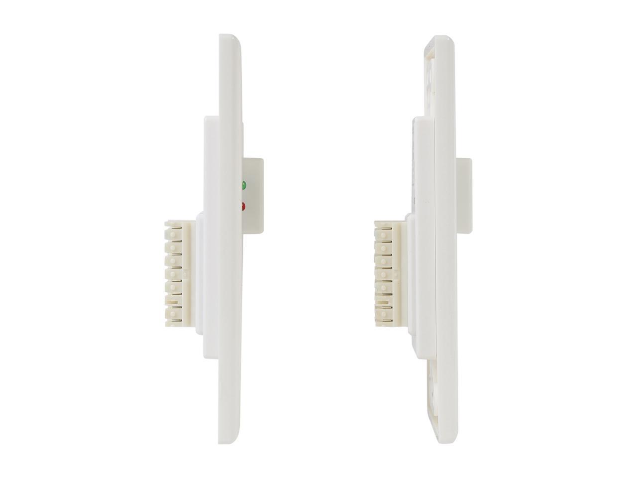 Tripp Lite HDMI over Dual Cat5 / Cat6 Extender Wall Plate Kit, Transmitter & Receiver, 1080P (P167-000)