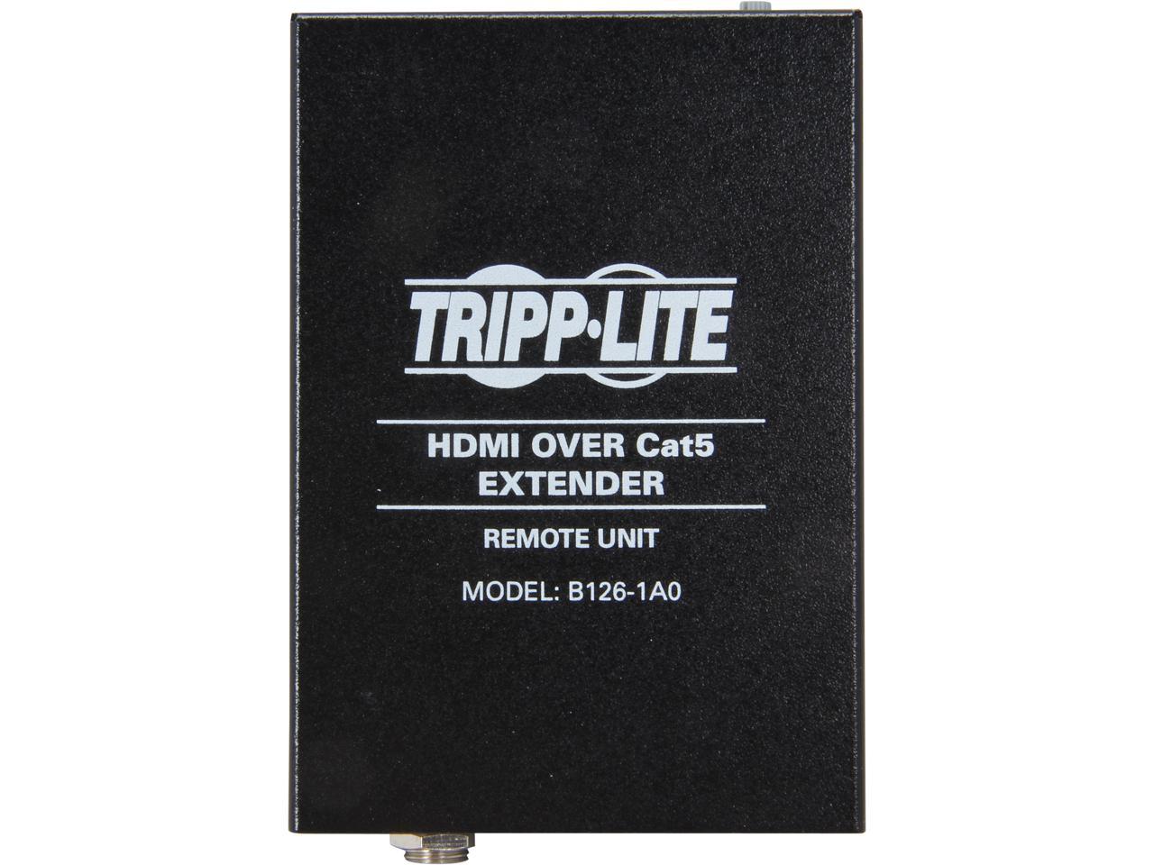 Tripp Lite HDMI Over Cat5/Cat6 Extender, Extended Range Receiver for Video and Audio 1080p at 60 Hz (B126-1A0)