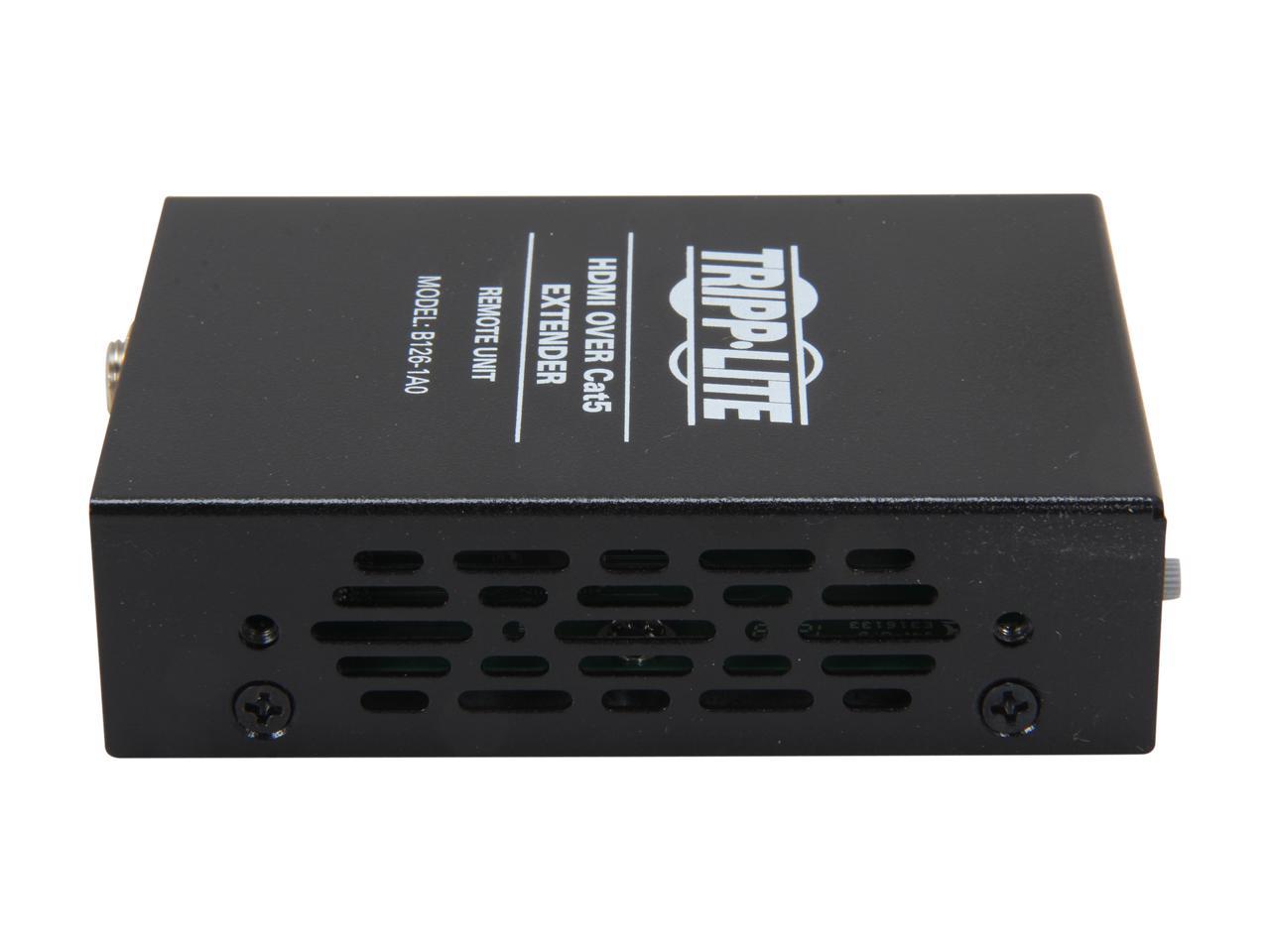 Tripp Lite HDMI Over Cat5/Cat6 Extender, Extended Range Receiver for Video and Audio 1080p at 60 Hz (B126-1A0)