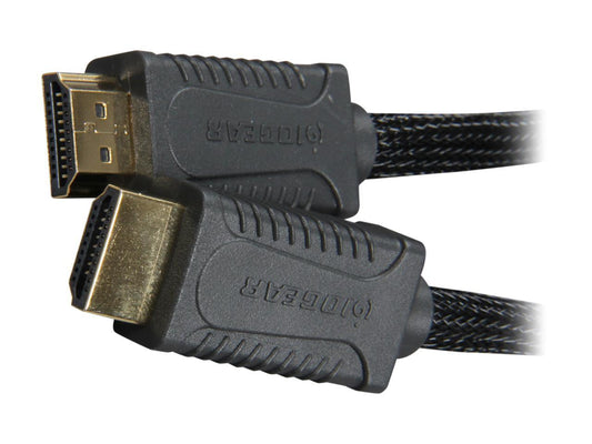 IOGEAR GHDC1402P 6.5 ft. Black/Grey High Speed HDMI® Cable with Ethernet Male to Male