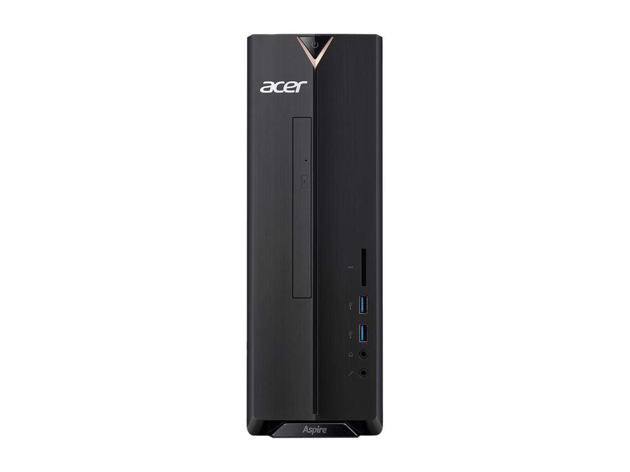 Acer Desktop Computer Aspire X XC-885-UR11 Intel Core i3 8th Gen 8100 (3.60 GHz) 4 GB DDR4 1 TB HDD Intel UHD Graphics 630 Windows 10 Home 64-Bit