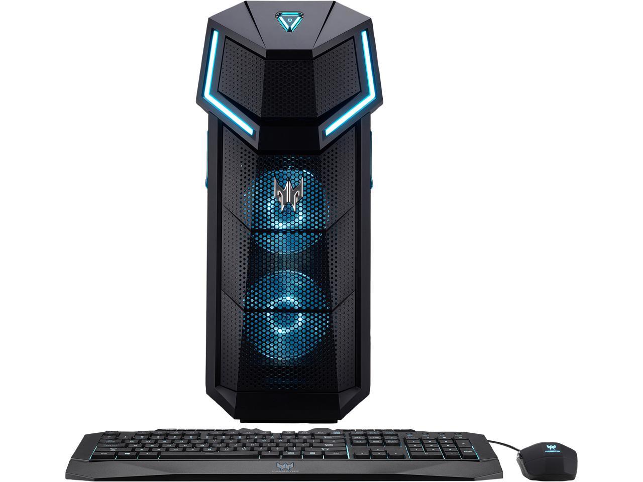Acer Gaming Desktop Predator Orion 5000 PO5-610-UR12 Intel Core i5 8th Gen 8600K (3.60 GHz) 16 GB DDR4 512 GB PCIe NVMe SSD NVIDIA GeForce GTX 1070 Windows 10 Home 64-bit