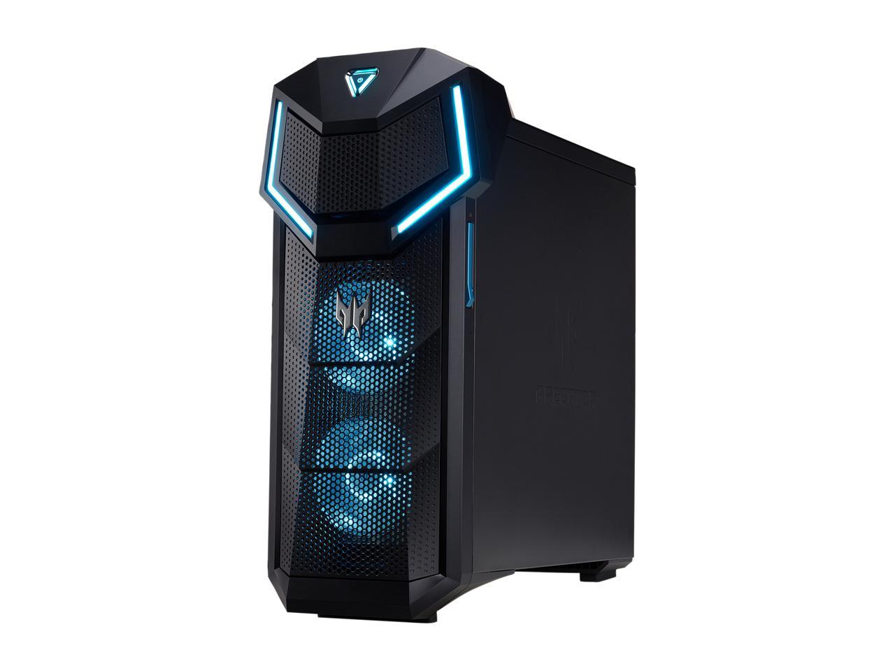 Acer Gaming Desktop Predator Orion 5000 PO5-610-UR12 Intel Core i5 8th Gen 8600K (3.60 GHz) 16 GB DDR4 512 GB PCIe NVMe SSD NVIDIA GeForce GTX 1070 Windows 10 Home 64-bit