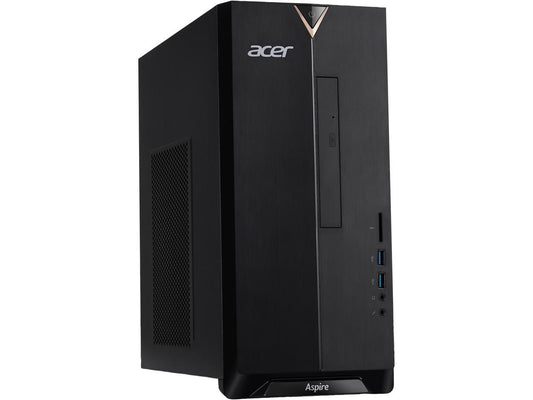 Acer Desktop Computer Aspire T TC-330-UR11 A9-Series APU A9-9420 (3.00 GHz) 8 GB DDR4 1 TB HDD AMD Radeon R5 Windows 10 Home 64-bit