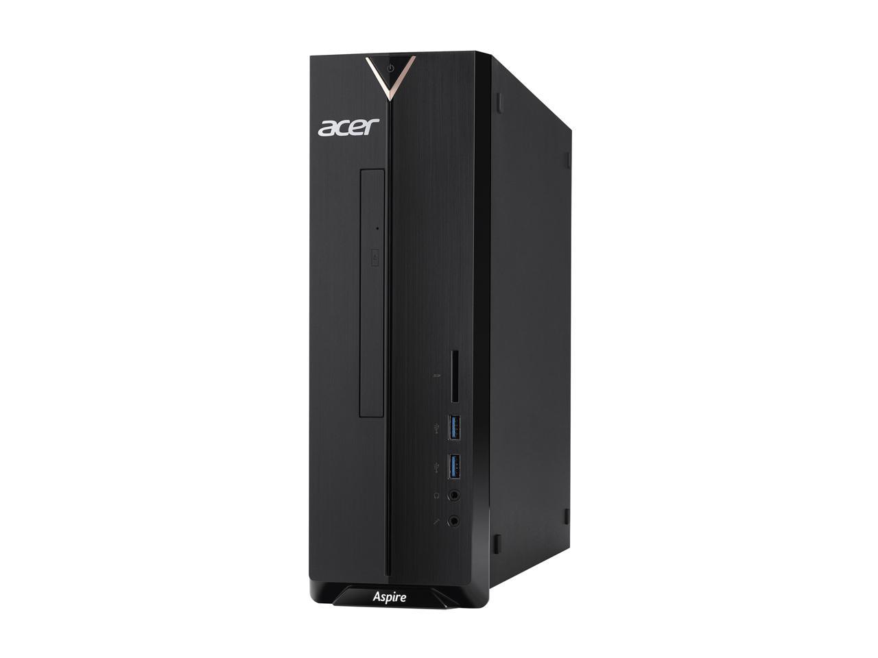 Acer Desktop Computer Aspire X XC-330-UR11 A6-Series APU A6-9220 (2.50 GHz) 4 GB DDR4 1 TB HDD AMD Radeon R4 Windows 10 Home 64-Bit
