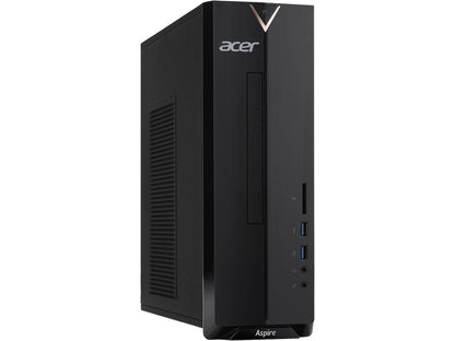 Acer Desktop Computer Aspire X XC-330-UR11 A6-Series APU A6-9220 (2.50 GHz) 4 GB DDR4 1 TB HDD AMD Radeon R4 Windows 10 Home 64-Bit