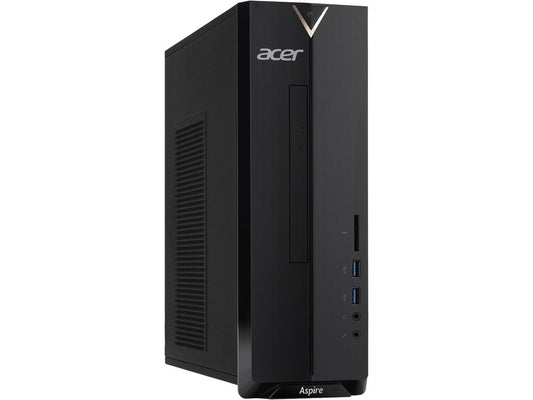 Acer Desktop Computer Aspire X XC-330-UR11 A6-Series APU A6-9220 (2.50 GHz) 4 GB DDR4 1 TB HDD AMD Radeon R4 Windows 10 Home 64-Bit