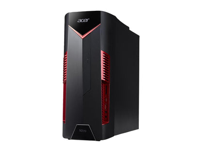 Acer Gaming Desktop Nitro 50 N50-600-UR15 Intel Core i5 8th Gen 8400 (2.80 GHz) 8 GB DDR4 1 TB HDD 16 GB Optane Memory AMD Radeon RX 580 Windows 10 Home 64-bit