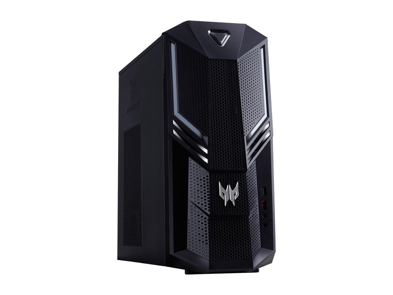 Acer Gaming Desktop Predator PO3-600-UR20 Intel Core i7 9th Gen 9700K (3.60 GHz) 16 GB DDR4 1 TB HDD 256 GB SSD NVIDIA GeForce RTX 2080 Windows 10 Home 64-bit