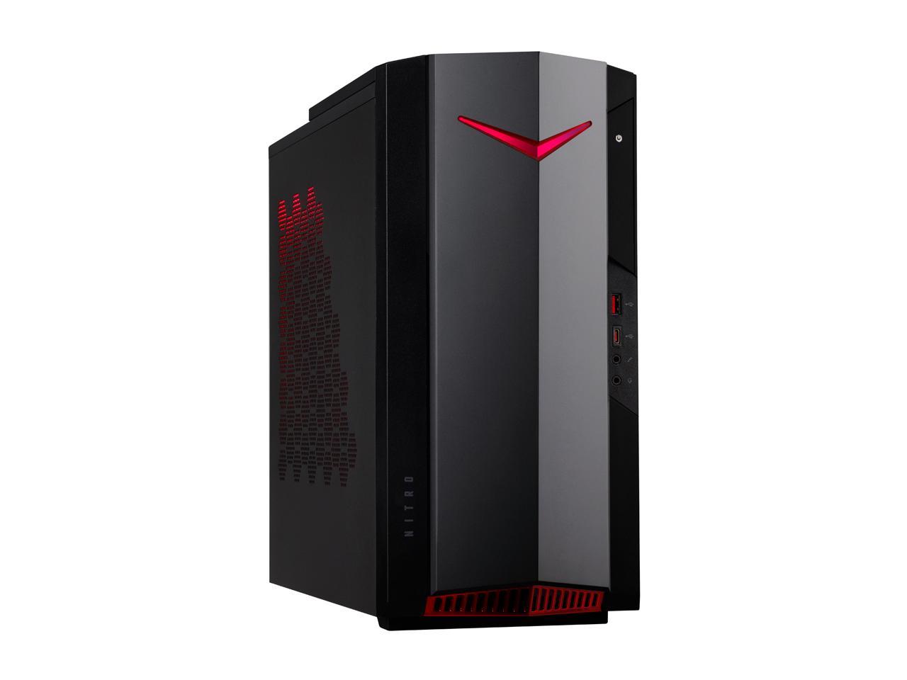 Acer Nitro 50 - Intel Core i5-10400F - 8 GB DDR4 - 512 GB SSD - GeForce GTX 1650 - Windows 10 Home - Gaming Desktop (N50-610-UR14)