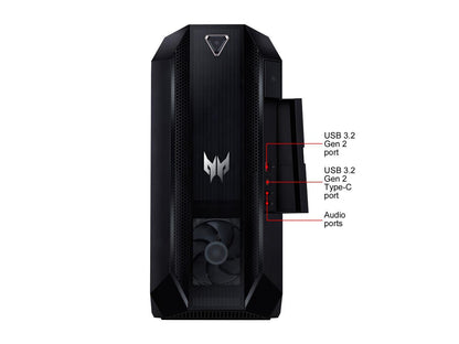 Acer Predator Orion 3000 - Intel Core i7-10700 - 16 GB DDR4 - 1 TB HDD - 512 GB SSD - GeForce RTX 2060 SUPER - Windows 10 Home - Gaming Desktop (PO3-620-UR14)
