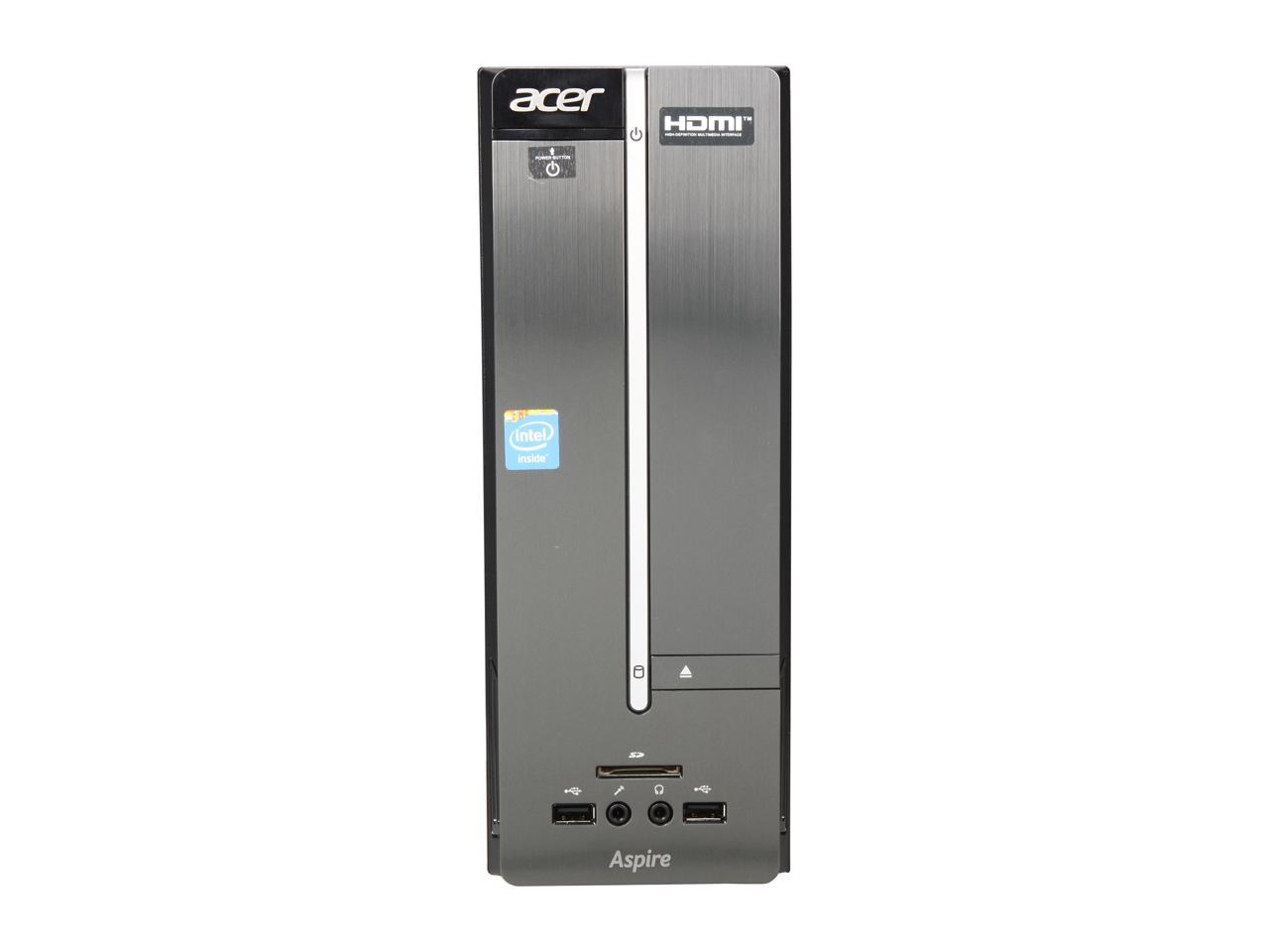 Acer Aspire AXC-603G-UW13 Desktop PC Celeron J1900 2.0GHz, 4GB Memory, 500GB HDD, DVDRW, Windows 8.1 64Bit (DT.SUVAA.003)