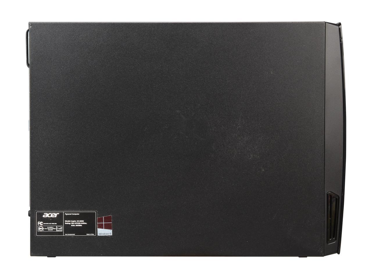 Acer Aspire AXC-603G-UW13 Desktop PC Celeron J1900 2.0GHz, 4GB Memory, 500GB HDD, DVDRW, Windows 8.1 64Bit (DT.SUVAA.003)