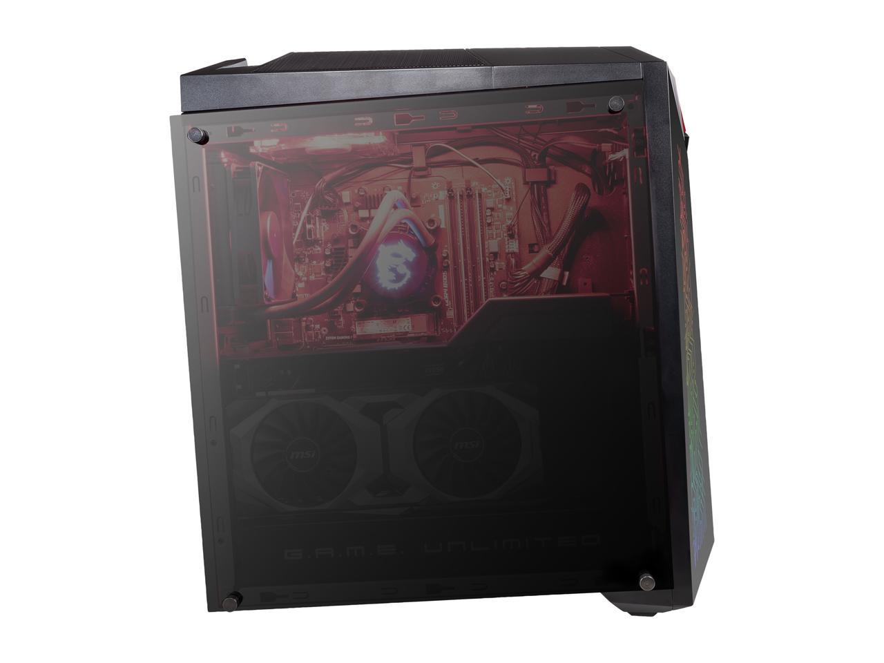 MSI Gaming Desktop Infinite X Plus 9SE-272US Intel Core i7 9th Gen 9700K (3.60 GHz) 16 GB DDR4 2 TB HDD 512 GB SSD NVIDIA GeForce RTX 2080 Windows 10 Pro 64-bit