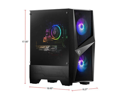 MSI Gaming Desktop Codex R 10SC-002US Intel Core i7 10th Gen 10700F (2.90 GHz) 16 GB DDR4 512 GB SSD NVIDIA GeForce RTX 2060 Windows 10 Home 64-bit