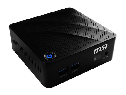 MSI Desktop Computer Cubi N 8GL-094US Celeron N4000 (1.10 GHz) 4 GB DDR4 64 GB SSD Intel UHD Graphics 600 Windows 10 Pro 64-bit