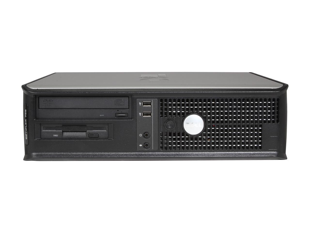 DELL Desktop PC OptiPlex 755 Core 2 Duo 2.66 GHz 4 GB 250 GB HDD Intel HD Graphics Windows 10 Pro 64-Bit