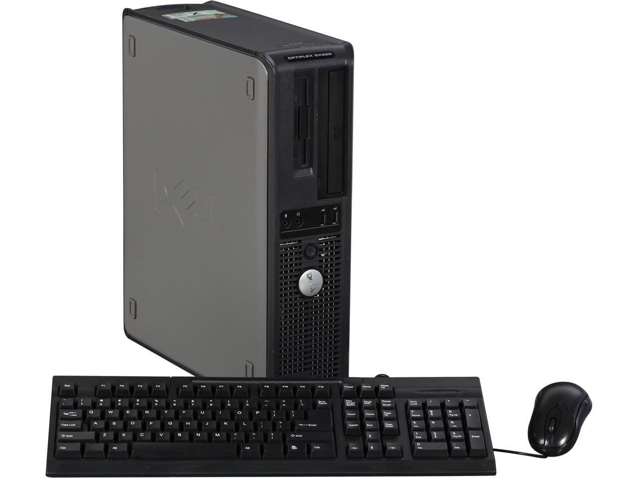 DELL Desktop PC OptiPlex GX620 Pentium 4 2.83 GHz 2GB 80 GB HDD Windows 7 Professional 32-Bit