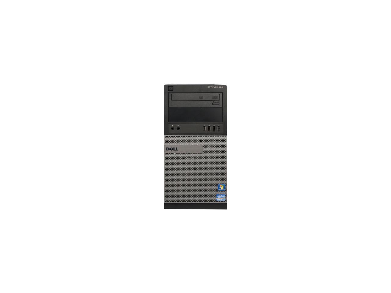 DELL Desktop PC 990 Intel Core i5 2nd Gen 2400 (3.10 GHz) 8 GB DDR3 320 GB HDD Intel HD Graphics 2000 Windows 7 Professional 64-bit