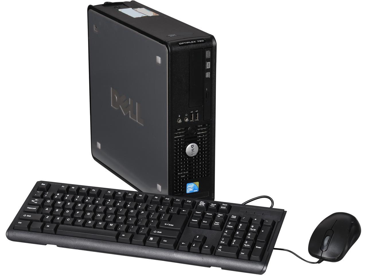 DELL [Microsoft Authorized Refurbished] Desktop Computer OptiPlex 760 Core 2 Duo 3.0GHz 2GB DDR2 80GB HDD Windows 7 Home Premium 32-Bit