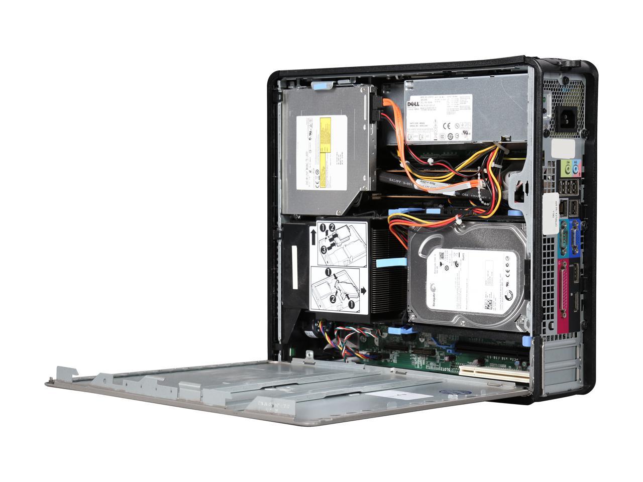 DELL [Microsoft Authorized Refurbished] Desktop Computer OptiPlex 760 Core 2 Duo 3.0GHz 2GB DDR2 80GB HDD Windows 7 Home Premium 32-Bit