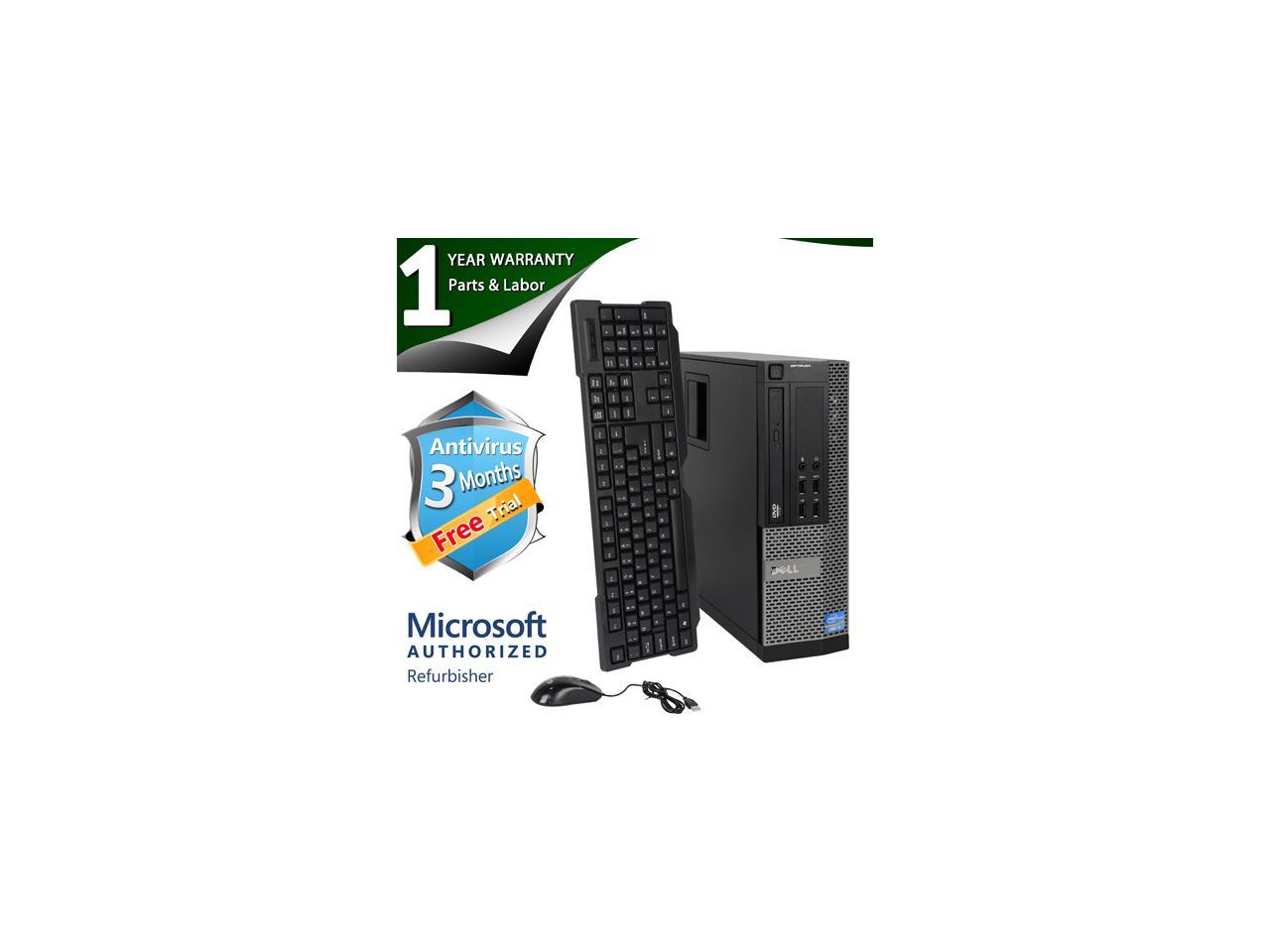 DELL Desktop Computer 7010 Intel Core i5 3rd Gen 3450 (3.10 GHz) 8 GB DDR3 2 TB HDD Windows 7 Professional 64-bit