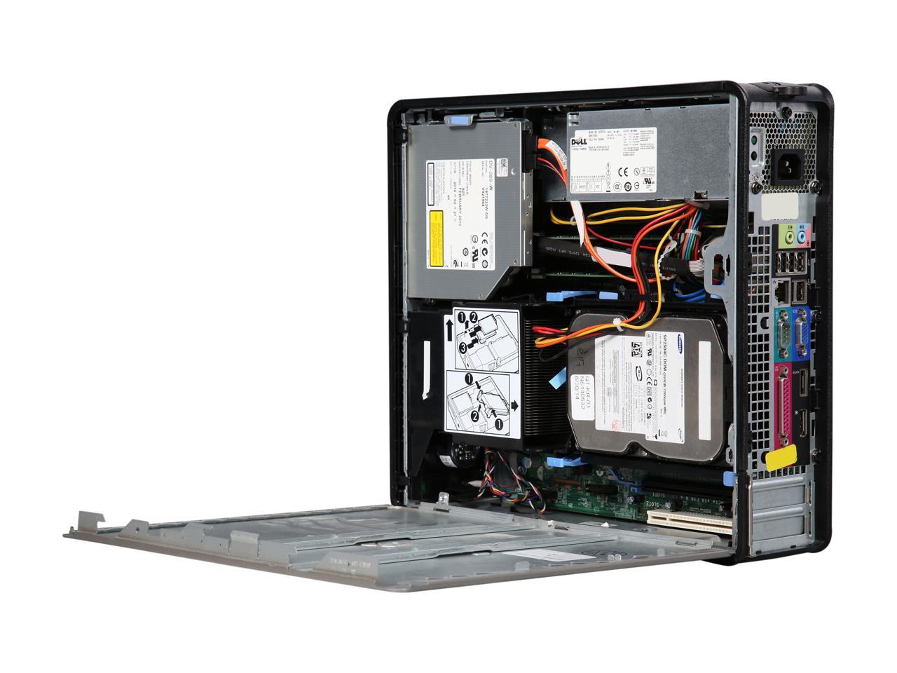 DELL Desktop Computer 780 Core 2 Duo 3.00 GHz 4 GB 250 GB HDD Windows 7 Professional 64-Bit