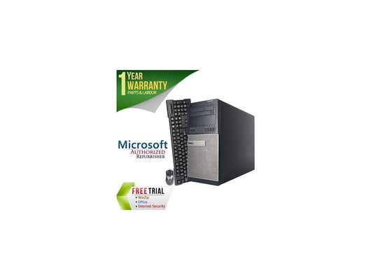 DELL Desktop Computer 990 Intel Core i5 2400 (3.10 GHz) 8 GB DDR3 2 TB HDD Intel HD Graphics 2000 Windows 10 Pro Multi-Language, English / Spanish